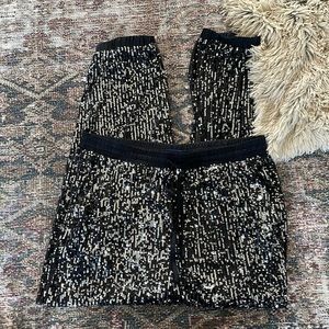 Sequin Jogger Pants